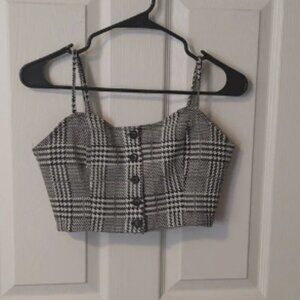 NWT Forever 21 Woven Cropped